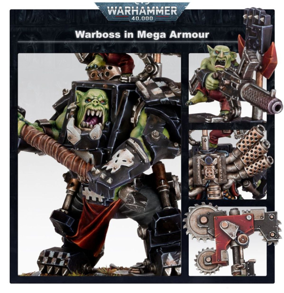 Warhammer®40.000 - Orks: Warboss in Mega Armour