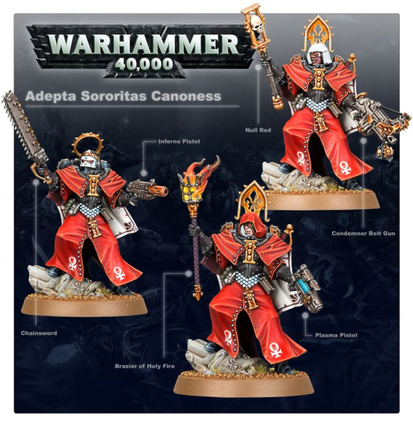 Warhammer®40.000- ADEPTA SORORITAS: Canoness