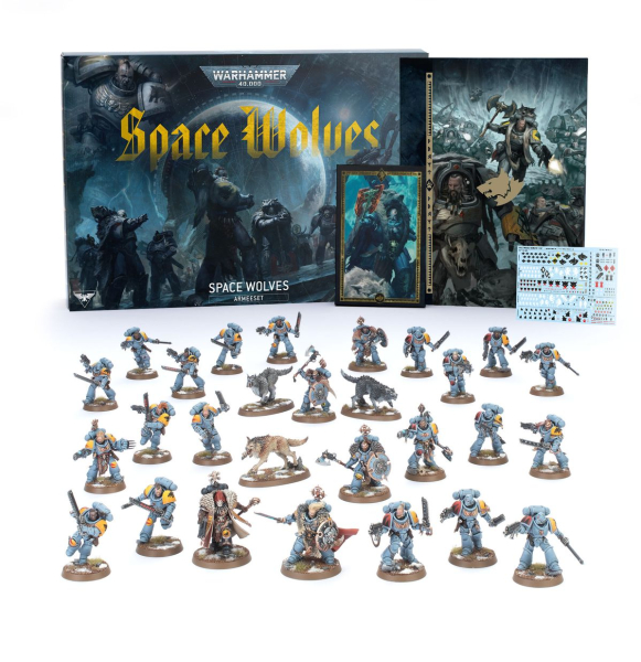 Warhammer®40.000 - Armeeset der Space Wolves (Deutsche Ausführung)
