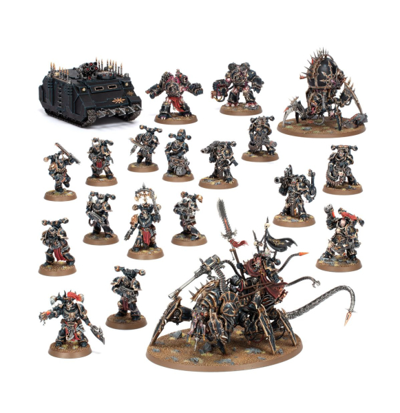 Warhammer®-40.000 - Chaos Space Marines Battleforce: Hellforged Warband