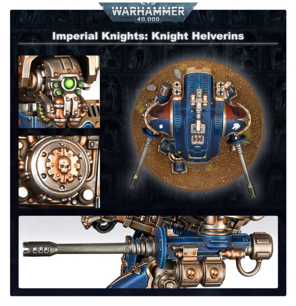 Warhammer®40.000- IMPERIAL KNIGHTS: KNIGHT ARMIGER - SPEERKNAPPEN