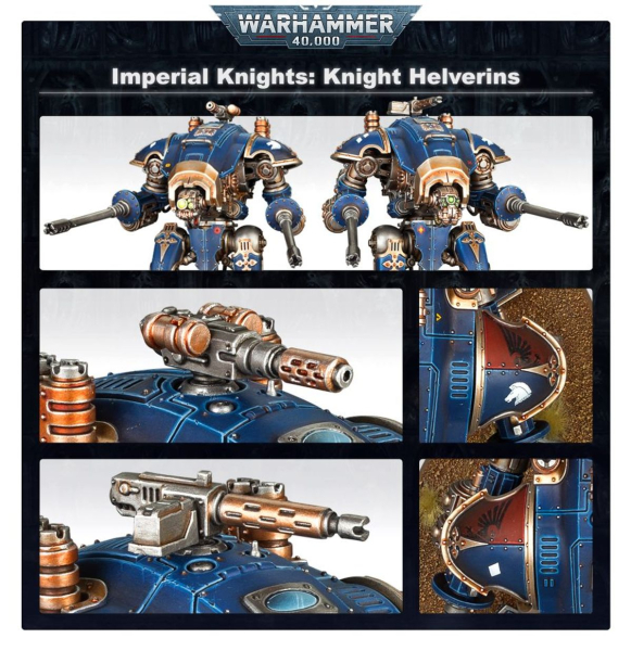 Warhammer®40.000- IMPERIAL KNIGHTS: KNIGHT ARMIGER - SPEERKNAPPEN