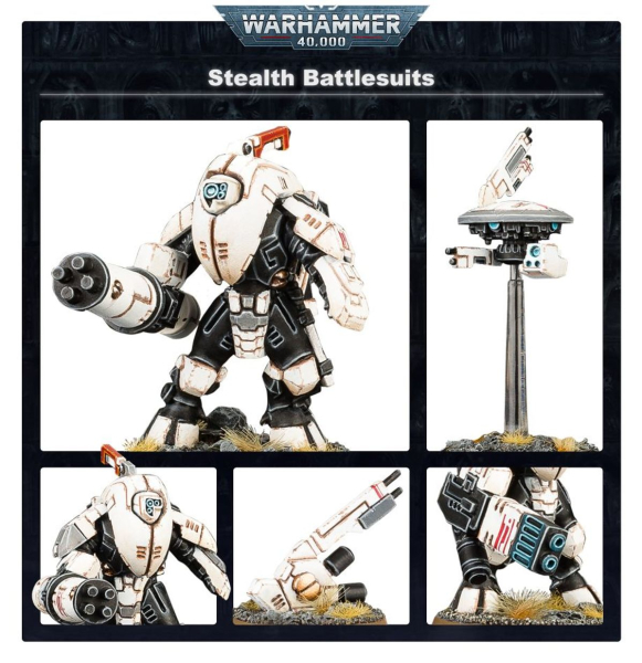 Warhammer®40.000- T´AU EMPIRE: STEALTH BATTLESUITS - GEIST-KAMPFANZÜGE
