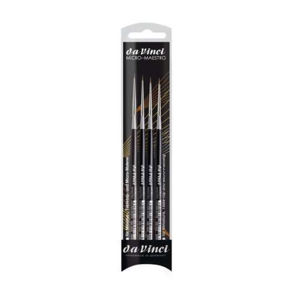 da Vinci - MICRO-MAESTRO Pinselset Serie 100, Rotmarderhaare